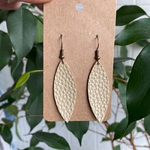 Faux Leather Earrings